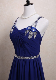 Simple Dress Hot-selling A-line Sweetheart Beading Royal Blue Long Prom Dresses/Evening Dresses CHPD-7015