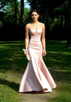 Elegant Sweetheart Pink Mermaid Formal Evening Dresses Prom Gown