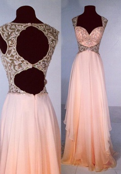 Casual Prom Dress -A-Line Sweetheart Sleeveless with Beading