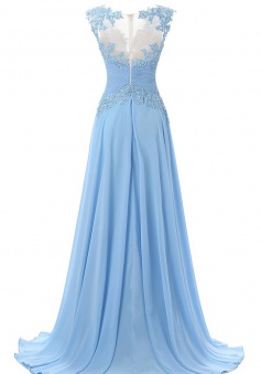 Charming A-Line Bateau Sleeveless Sequins Sweep Train Prom Dress with Beading