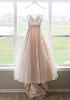 A-Line Sweetheart Sleeveless High-Low Pearl Pink Sash Prom Dress with Lace