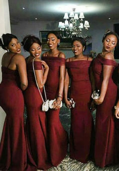 stretch satin bridesmaid dresses