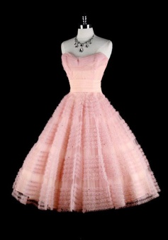Special Strapless Mid-Calf Pink Lace Ball Gown Homecoming Dress with Sash
