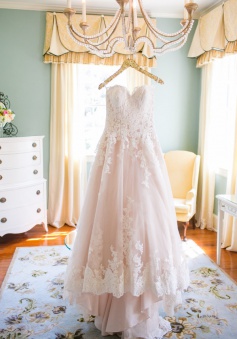 Cute Pink Sweetheart Lace Wedding Dress Latest Custom Made Plus Size Bridal Gown