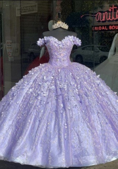 Off Shoulder Purple Formal Evening Party Dress