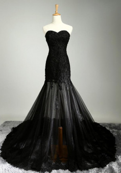 Elegant High Waist Fishtail Dress Prom Evening Dress