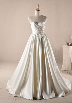 Mermaid Sweetheart Beading Stain Wedding Dresses