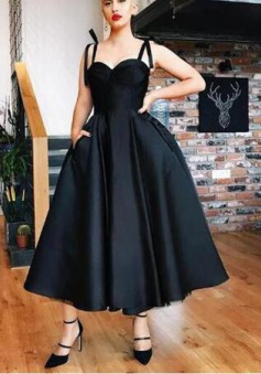 Tea Length Prom Dresses Short Evening Party Gowns