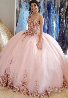 A Line Ball Gown Quinceanera Dresses Sweet 16 Dress