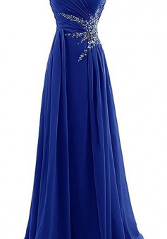 Floor-length Sweetheart Chiffon Prom Dress