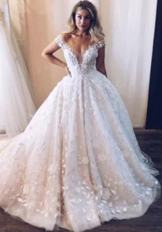 Mermaid Off Shoulder tulle long prom dress