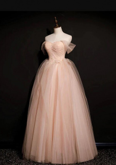 Princess Tulle Long Formal prom Dress