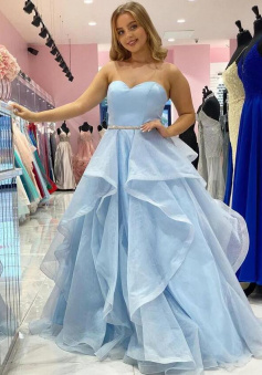 Sweetheart A-Line Prom Dresses for Women
