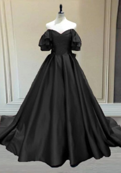 Princess ball gown chiffon prom dress
