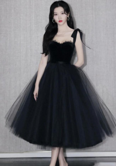 Vintage tulle short prom dresses