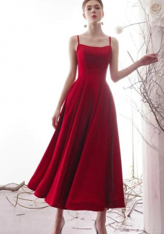 A-line Ankle-length Prom Dresses