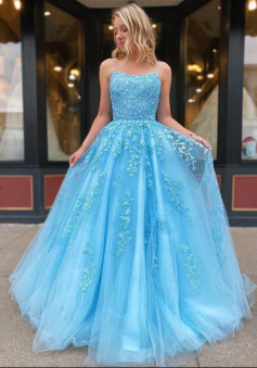 A Line Strapless Prom Dresses Long Evening Dress