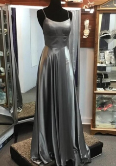 Gorgeous long prom dress with straps