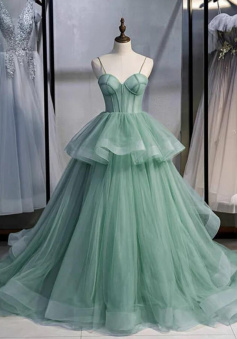 Vintage Ball Gown Sweetheart Corset Ruffles Mermaid Prom Dress