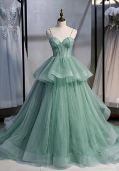 Vintage Ball Gown Sweetheart Corset Ruffles Mermaid Prom Dress
