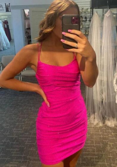 Sexy Short Prom Dress With Straps