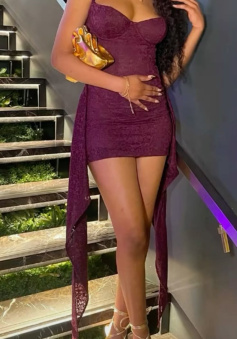 Purple Birthday Outfit Short Evening Dress Cocktail Dresses Short Party Dress  