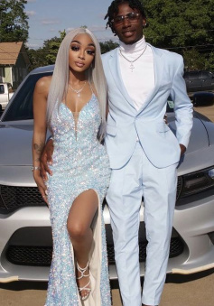 Charming Sequin Long Prom Evening Dresses      