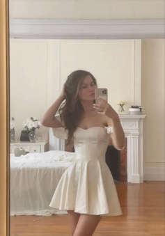 A Line Off Shoulder Simple Homecoming Dress Short Evening Dress Cocktail Dresses Short Party Dress  