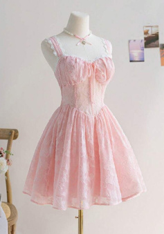 A Line Pink Birthday Outfit Short Evening Dress Short Party Dress Homecoming Dress 