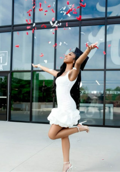 White Short Prom Dress Birthday Party Dress Homecoming Dress  