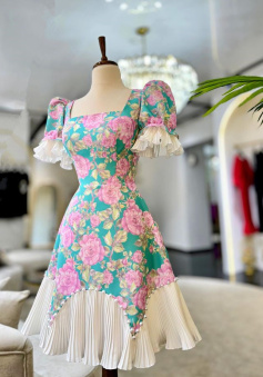 Square neck Birthday Outfits, Short Prom Dress , Homecoming Dress     