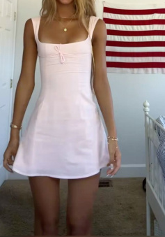 Pink Birthday Outfit Short Evening Dress Cocktail Dresses Short Party Dress Homecoming Dress 