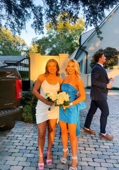 Blue Homecoming Dress , Blue Party Dress   