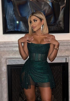 Green Short Party Dress Homecoming Dresses   