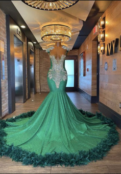 Charming Sequin Long Prom Evening Dresses      