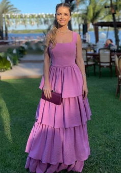 Purple Prom Dresses, Evening Gown   