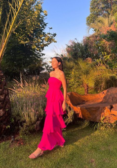 Simple evening dresses long prom dress    