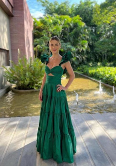 New arrive green prom dress Evening Gown Long Prom Dresses     