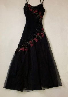 Sexy Black Prom Dresses For Girls Formal Birthday Party Gowns     