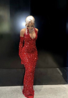 sequins prom dresses, red prom dresses, mermaid prom dresses     