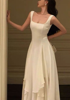 A line Chiffon Prom Dresses,Long evening Dress,formal Dress    