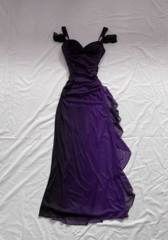 Beautiful Sweetheart Off Shoulder Long Party Dress, A-line Prom Dress     