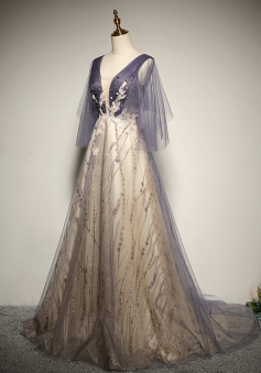 New style a line bridesmaid dress long evening dress prom dress     