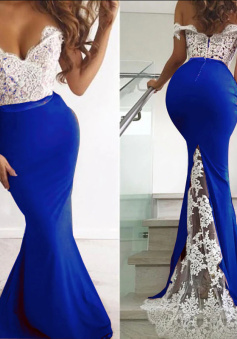 Mermaid Evening Gowns Long Off the Shoulder Women Party Dresses Bridesmaid dress    