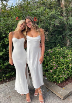 White Prom Dress,Party Evening Dress,bridesmaid dress    