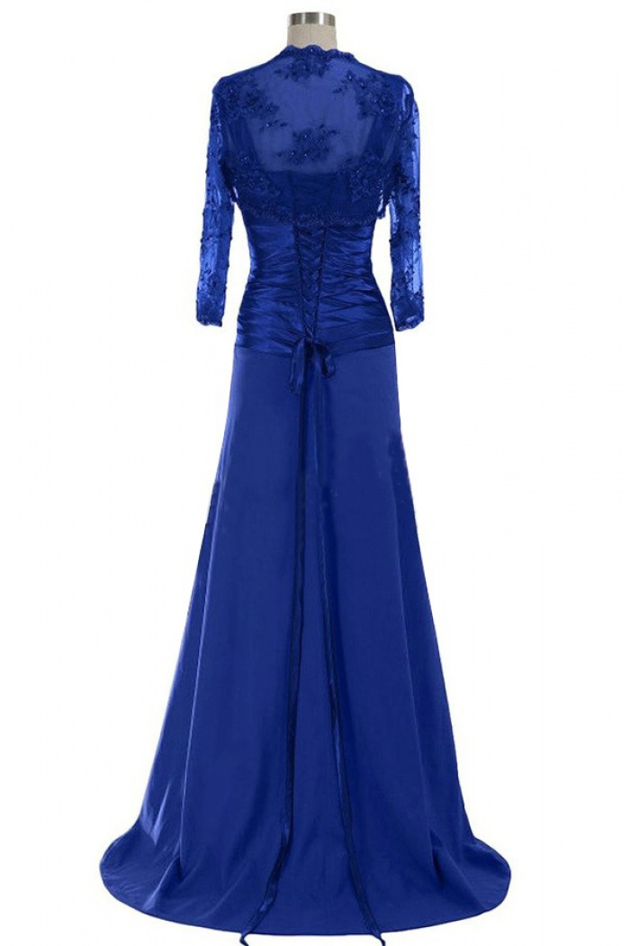 royal blue mother of the groom dress
