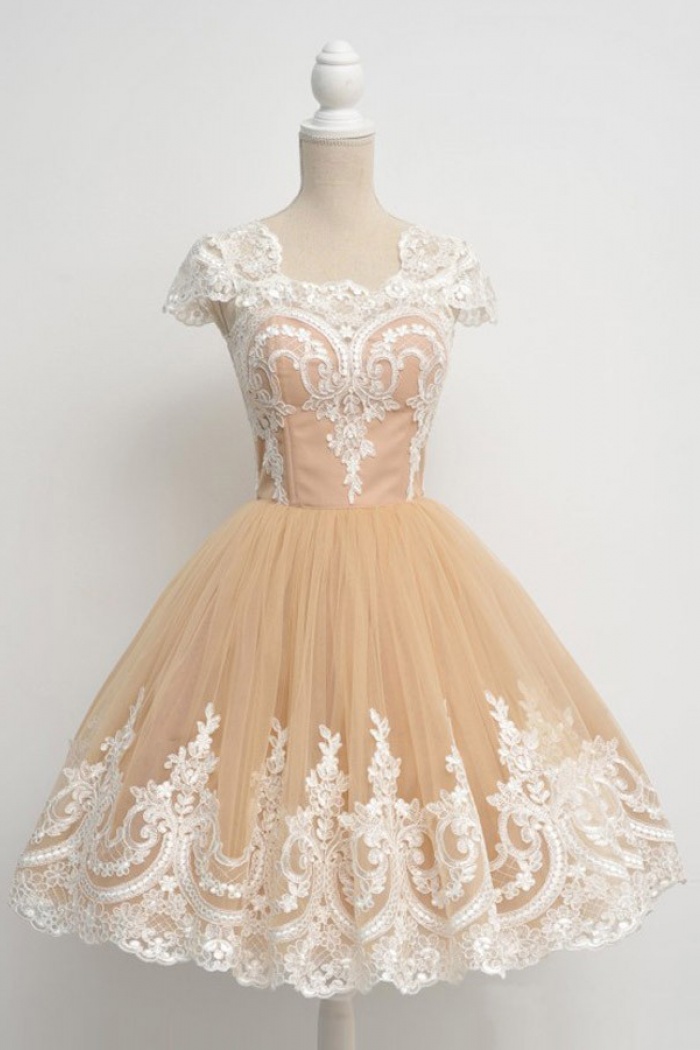 Champagne Homecoming Dresses