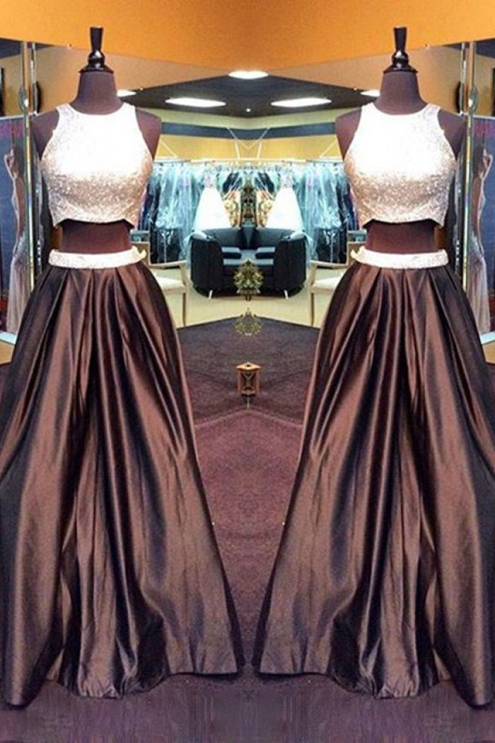 chocolate prom dress