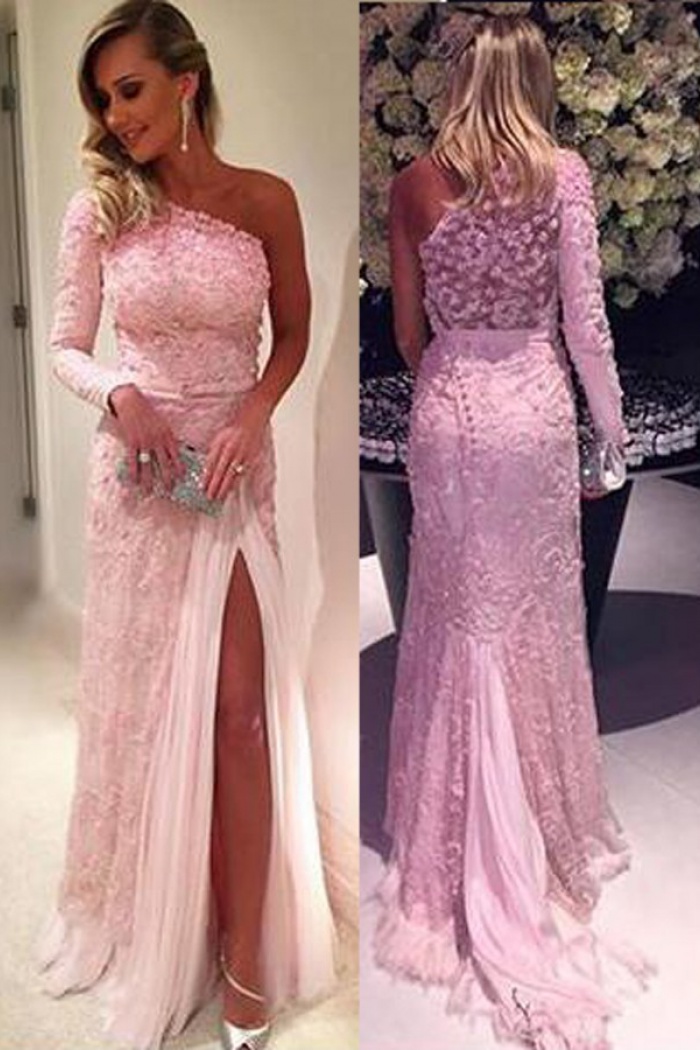 one sleeve prom dresses