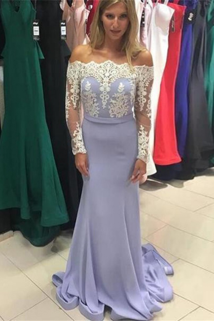 lavender lace dress with sleeves